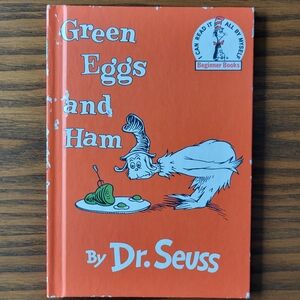 Vintage 1960 "Green Eggs and Ham" Hardcover Book by Dr. Seuss